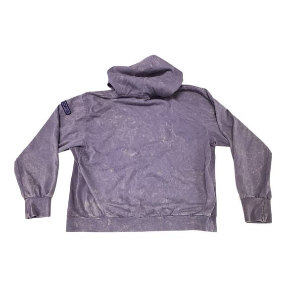 Nike Force Hoops Dri-Fit Hoodie Sweatshirt Men's XL Purple Acid Wash DH6808-553 - Picture 9 of 9